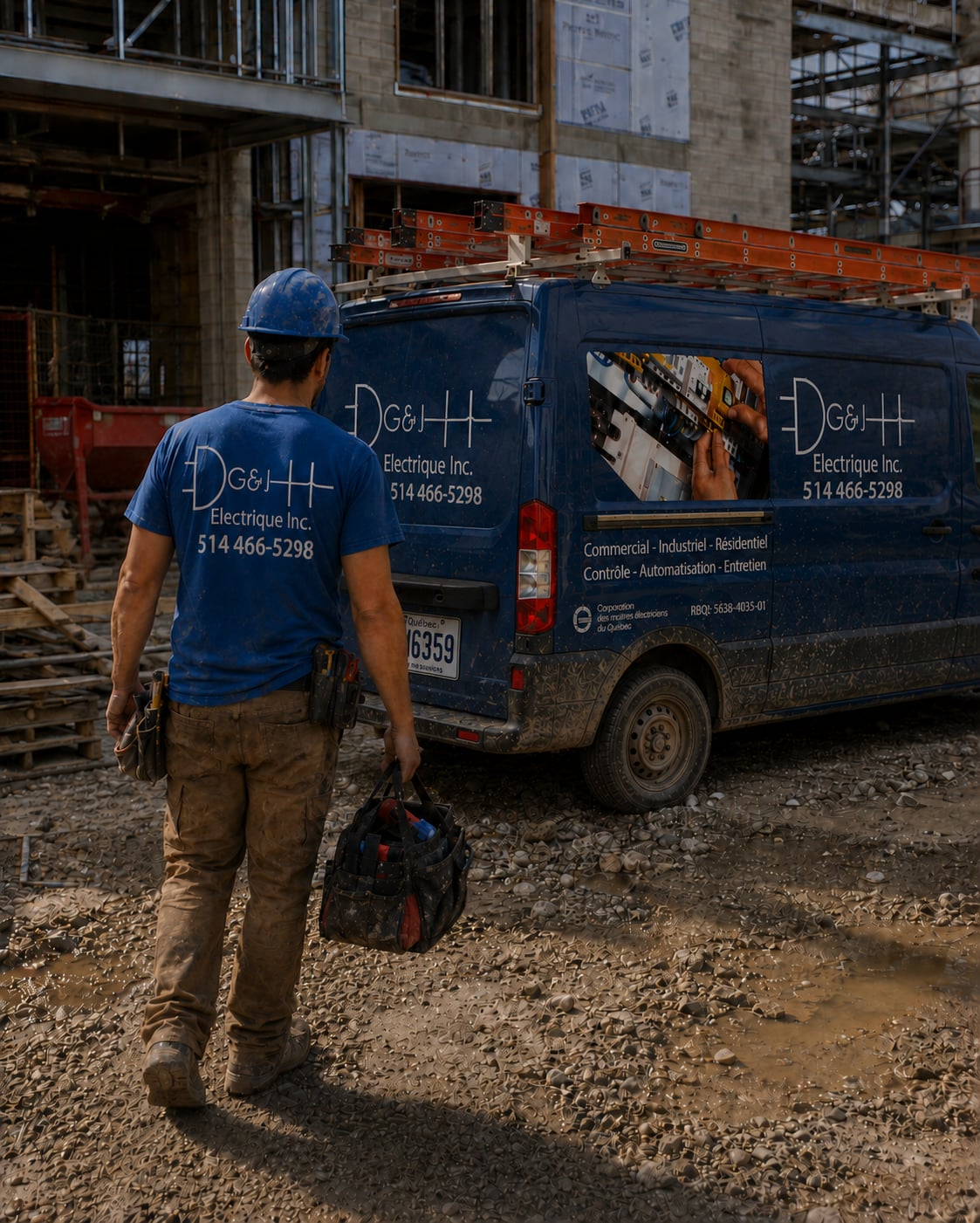 Travail électrique professionnel par G&J Électrique Inc